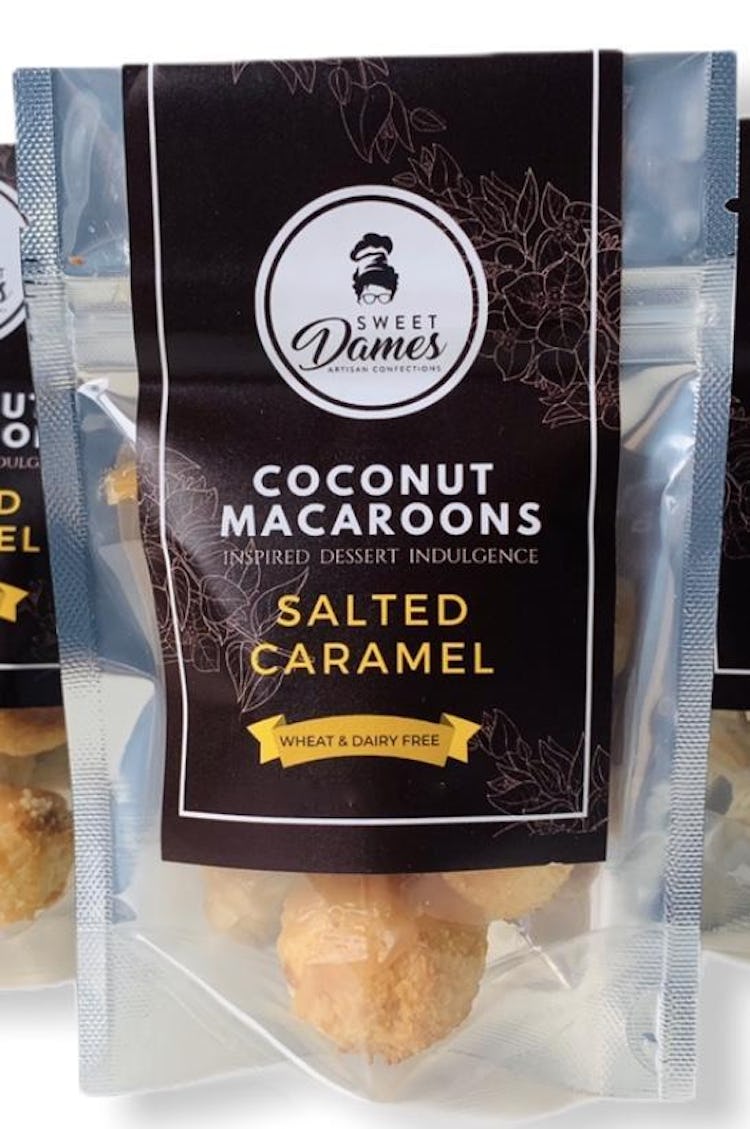 Salted Caramel Coconut Macaroon Bites: additional image