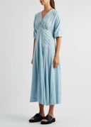 Light blue midi dress: additional image