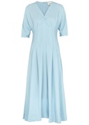 Light blue midi dress: image 1