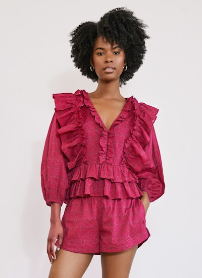 Audrey Ruffle Top: image 1