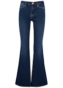 Le High Flare dark blue jeans: image 1