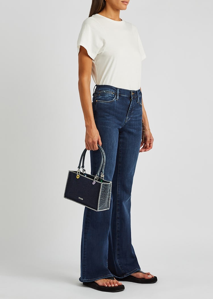 Le High Flare dark blue jeans: additional image