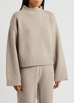 N°163 Ken stone cashmere-blend jumper: additional image