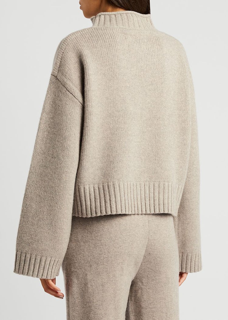 N°163 Ken stone cashmere-blend jumper: additional image