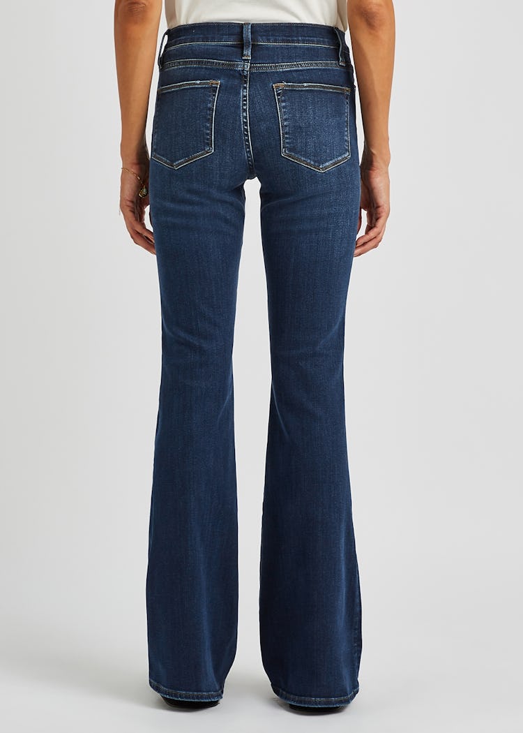 Le High Flare dark blue jeans: additional image