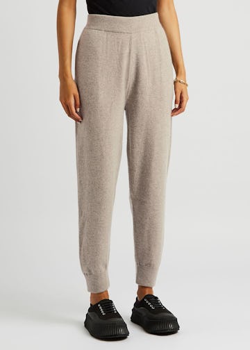 N°56 Yogi stone cashmere-blend sweatpants: image 1
