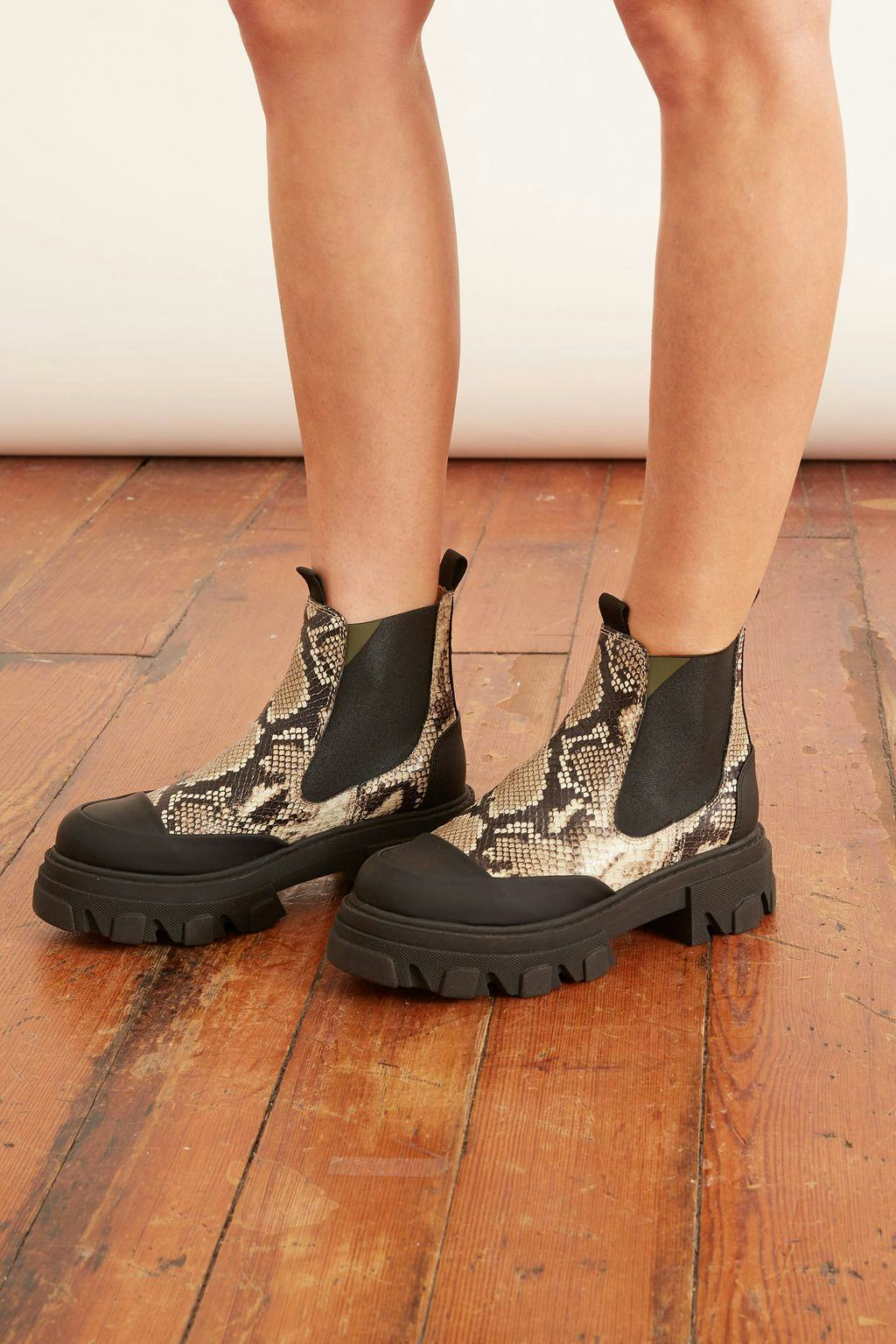 Embossed Snake Boot in Kalamata: image 1