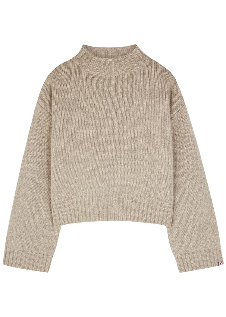 N°163 Ken stone cashmere-blend jumper: additional image