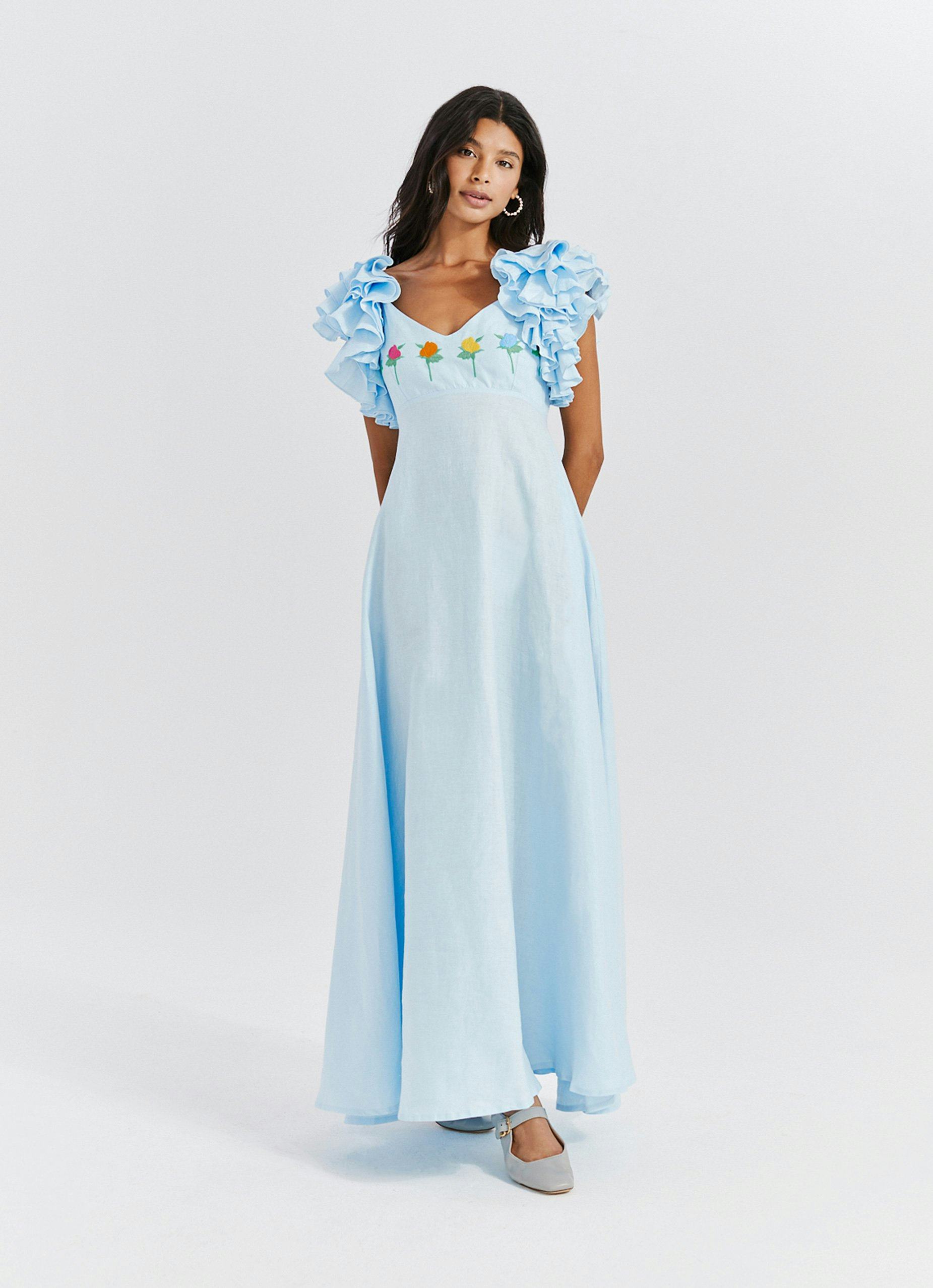 Women's Demre Linen Maxi Dress: image 1