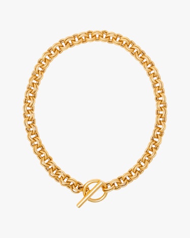 Gold Chain Link Necklace: image 1