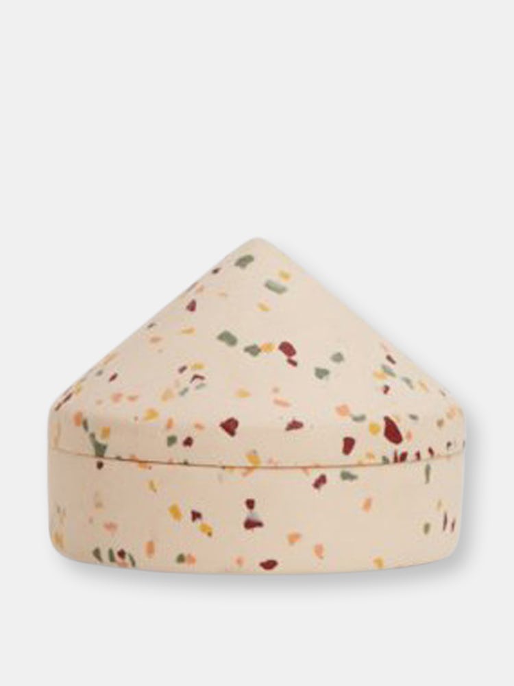 Terrazzo Cone Keepsake Box: additional image