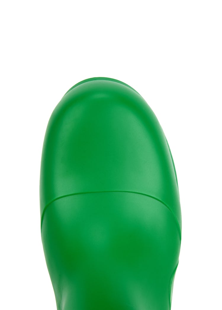 Puddle green rubber ankle boots: additional image