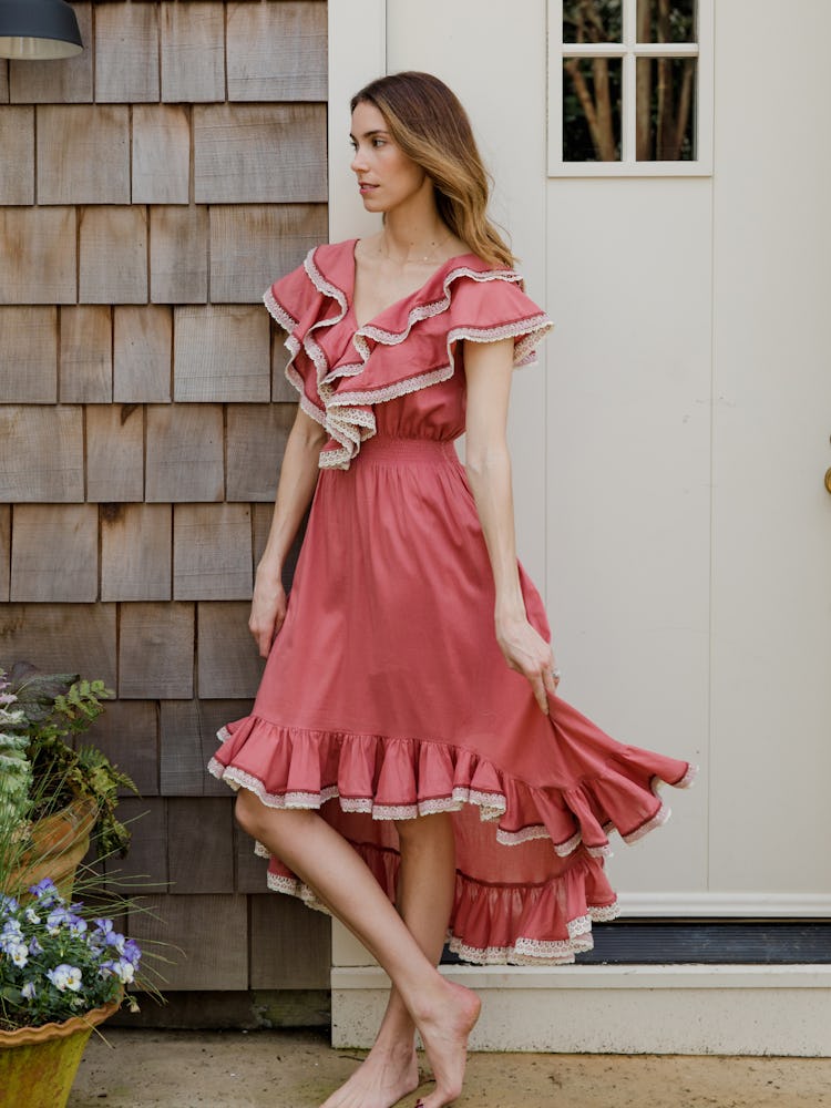 Ruby Dress in Coral: additional image