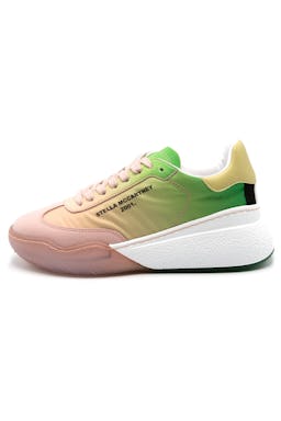 Loop Recycled Polyester Sneaker in Peach Degrade: image 1