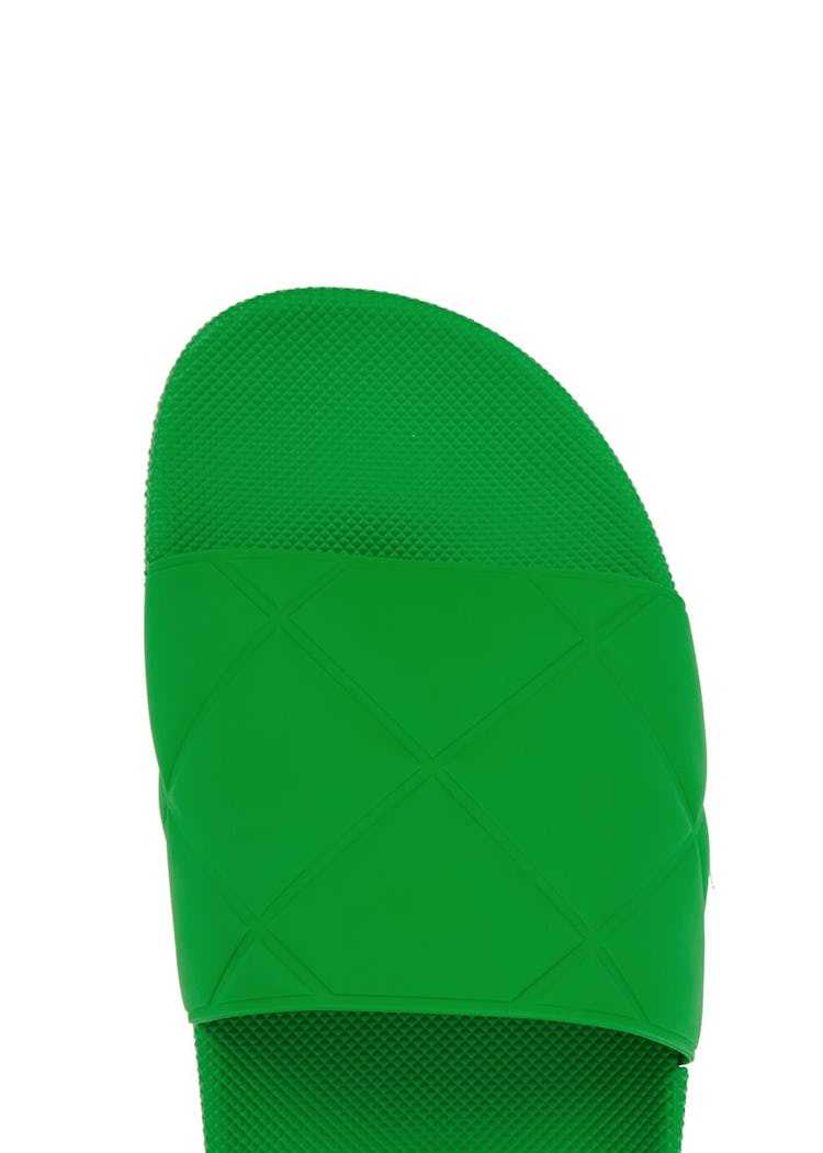 Green matte rubber sliders: additional image