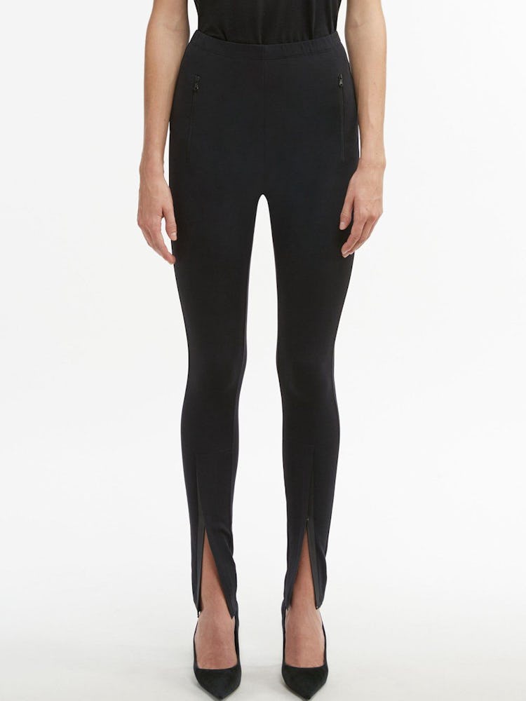 Front Zip Leggings: image 1