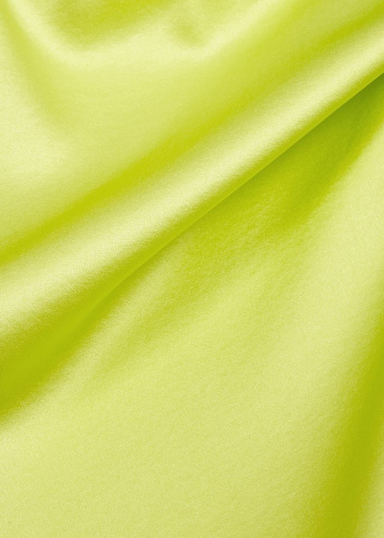 Edita lime stretch-silk top: additional image