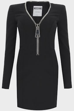 Moschino Mini Dress With Macro Zip: additional image