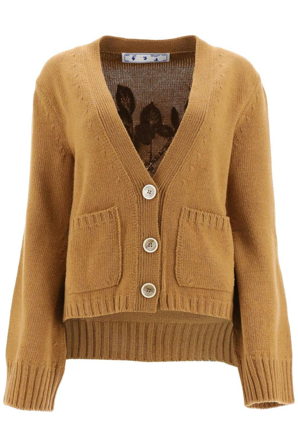 Off-white Wool Twin-set Cardigan: image 1