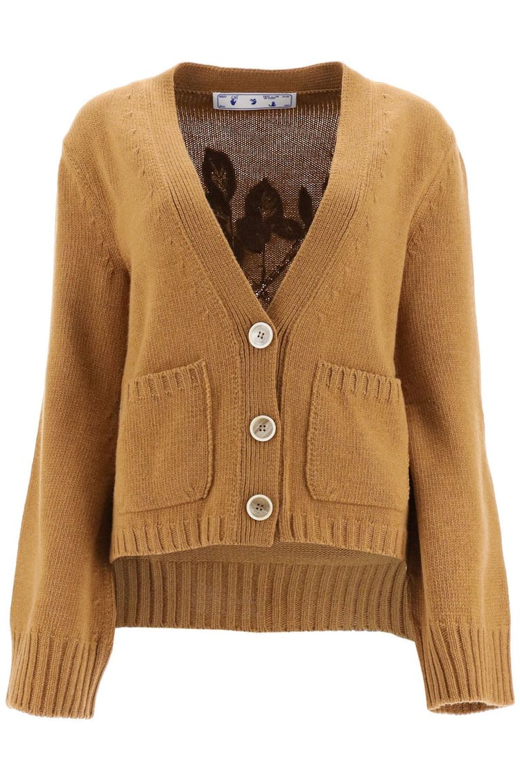 Off-white Wool Twin-set Cardigan: image 1