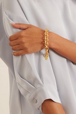 Halo Bracelet in Gold: image 1