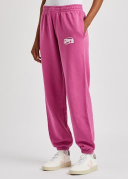 Monday pink logo cotton sweatpants: additional image