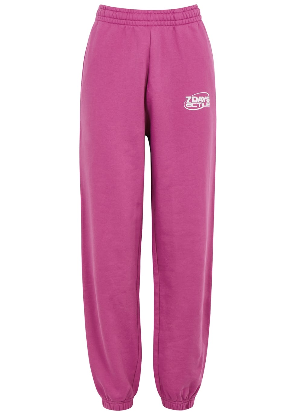 Monday pink logo cotton sweatpants: image 1
