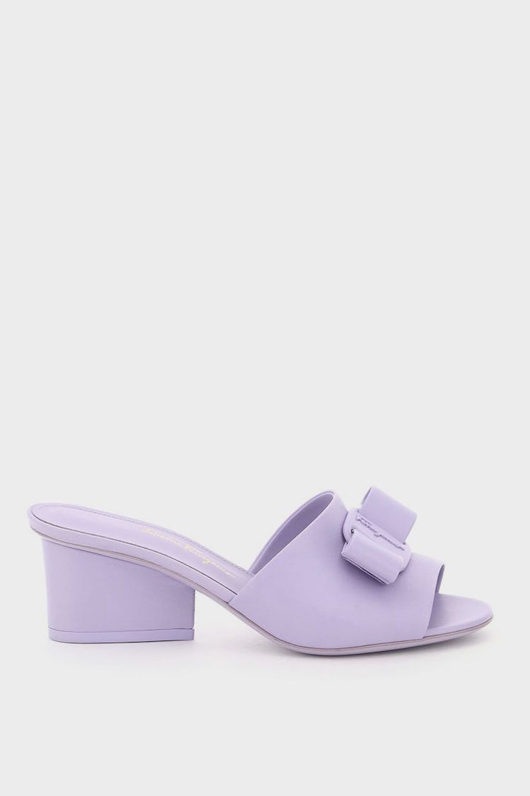 Salvatore Ferragamo Valery Leather Mules: additional image