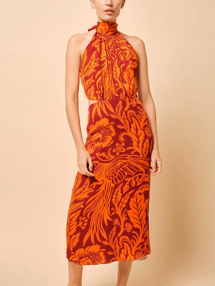 Divine Being Halter Dress: image 1