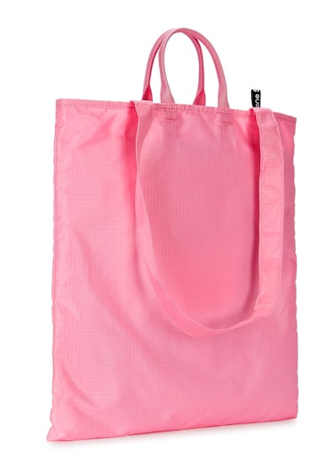 Awen Face pink ripstop shell tote: additional image