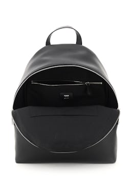 Fendi Leather Backpack With Logo: additional image