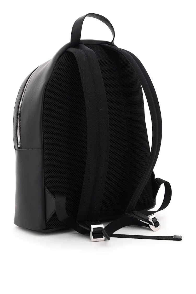 Fendi Leather Backpack With Logo: additional image