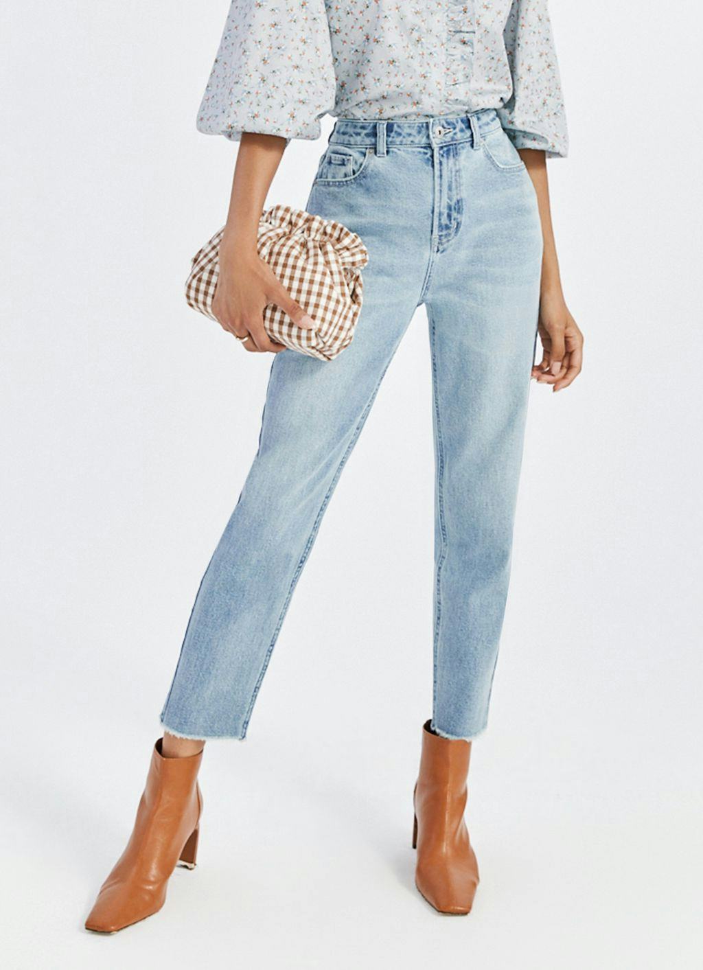 Straight Leg Mom Jean: image 1