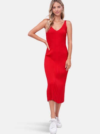 Aria Knit Midi Dress: image 1