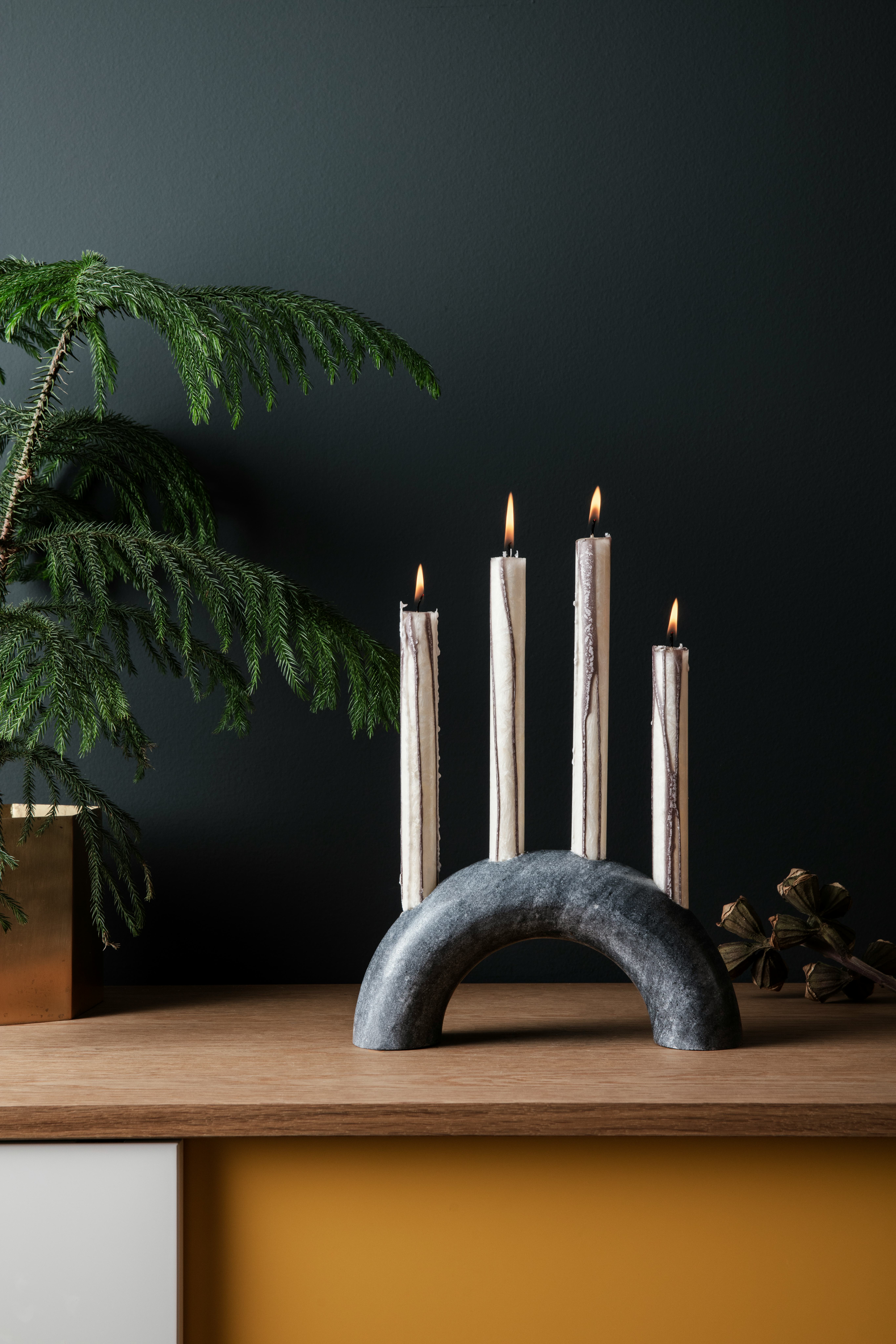 Bow Marble Candle Holder: additional image