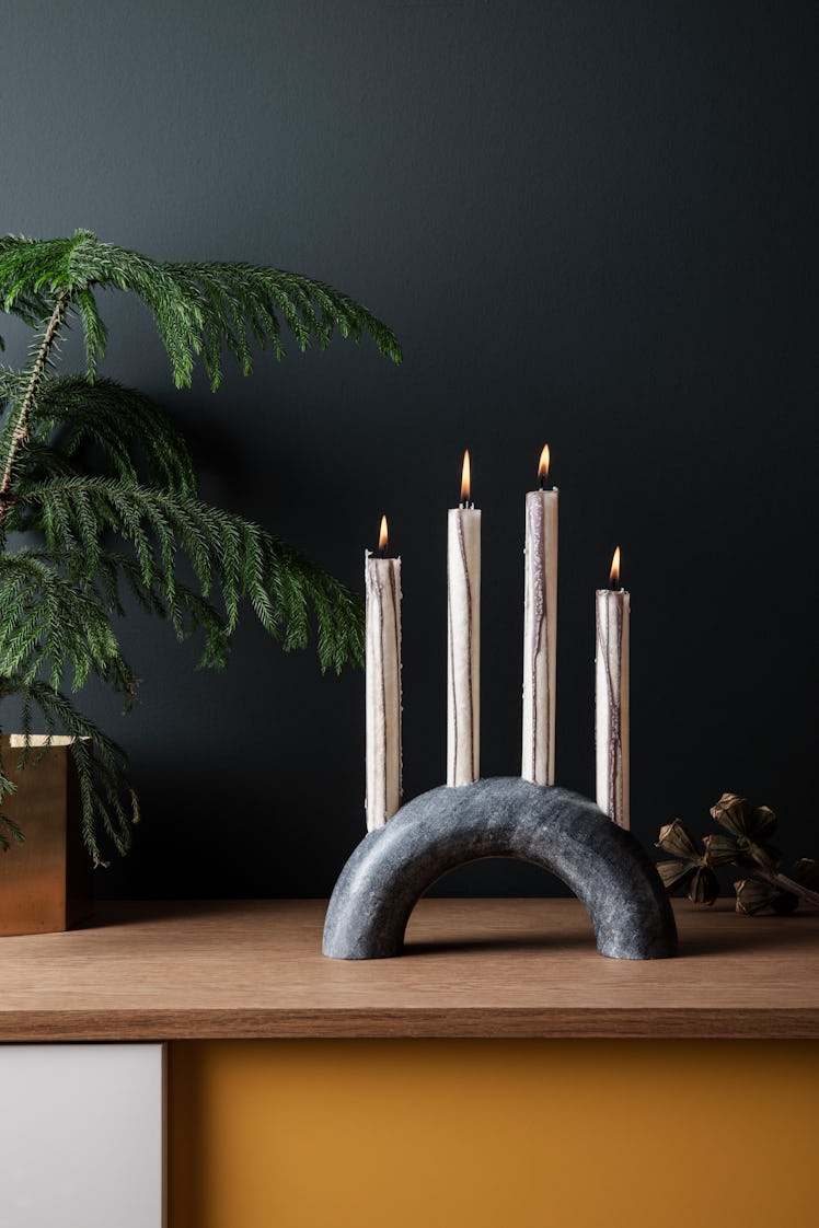 Bow Marble Candle Holder: additional image