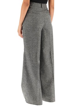 Sportmax Palmas Wide Trousers In Tweed: additional image