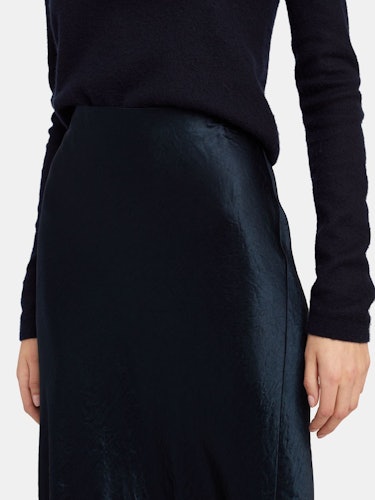 Satin Slip Midi Skirt: additional image