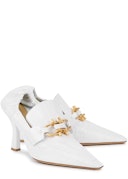 The Madame 90 white leather pumps: additional image