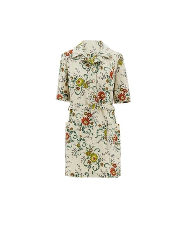 Canvas Floral Dress: image 1