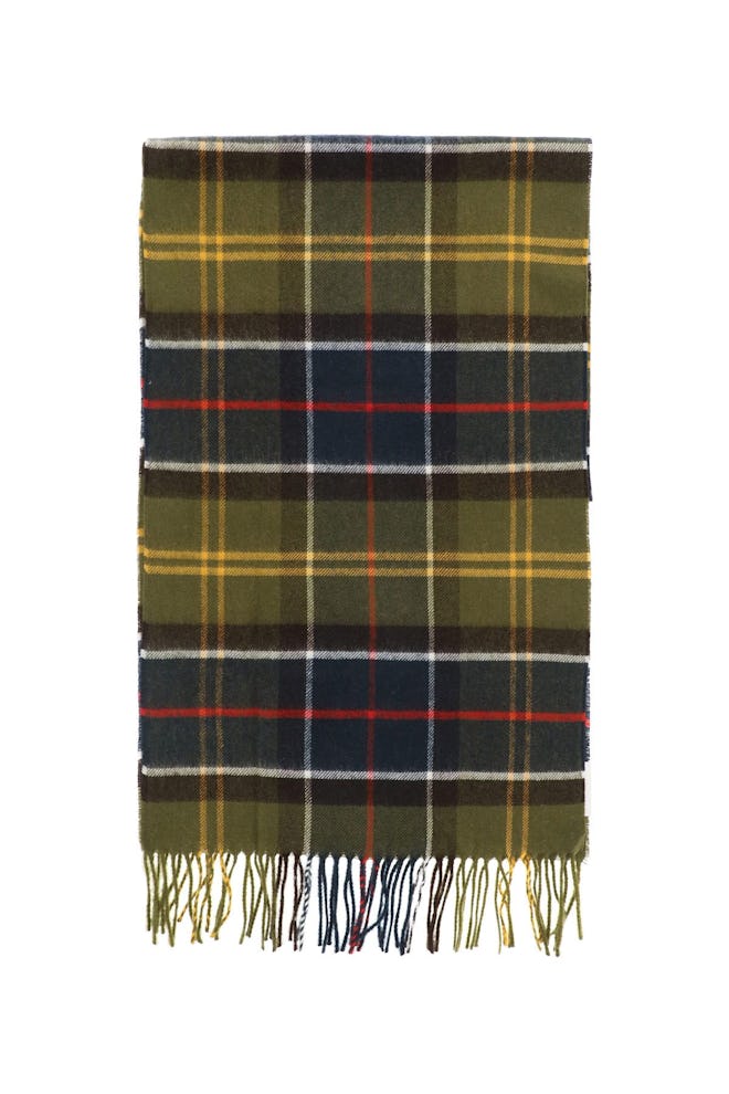 Barbour Yaxley Tartan Wool Scarf: image 1