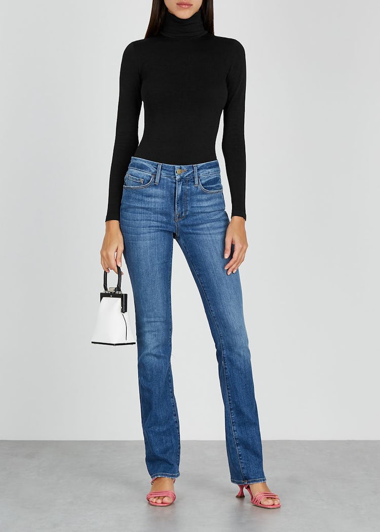 Colorado black stretch-knit thong bodysuit: image 1