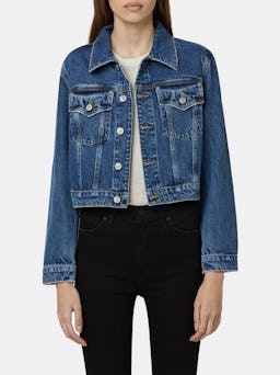 Cropped Trucker Jacket: image 1