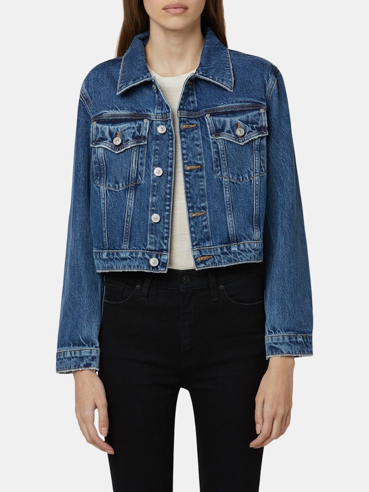 Cropped Trucker Jacket: image 1