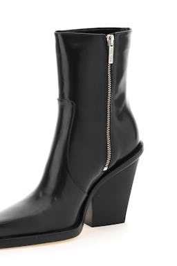 Paris Texas Brushed Leather Rodeo Anke Boots: additional image