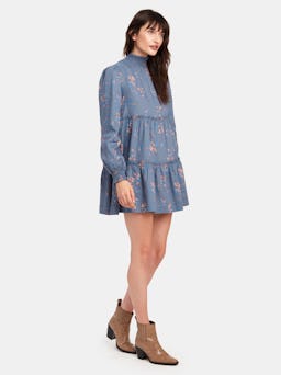 Petit Fours Smock Neck Mini Dress: additional image