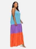 Colorblock Cami Neck Maxi Dress: additional image