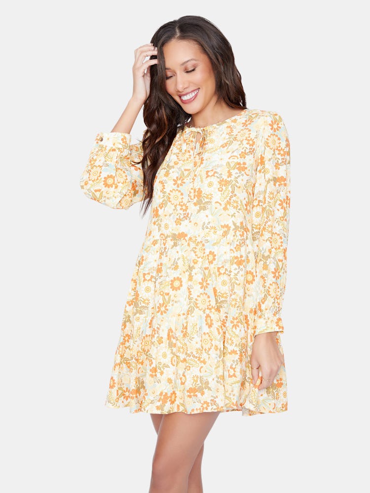 Prairie Rose Mini Dress: image 1