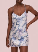 Mist Silk Slip Dress: image 1