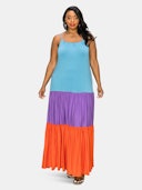 Colorblock Cami Neck Maxi Dress: additional image